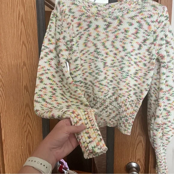 Spell Multicolor Knit Women's Sweater - Picture 3 of 5